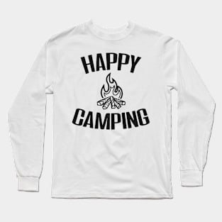 Happy Camping Long Sleeve T-Shirt